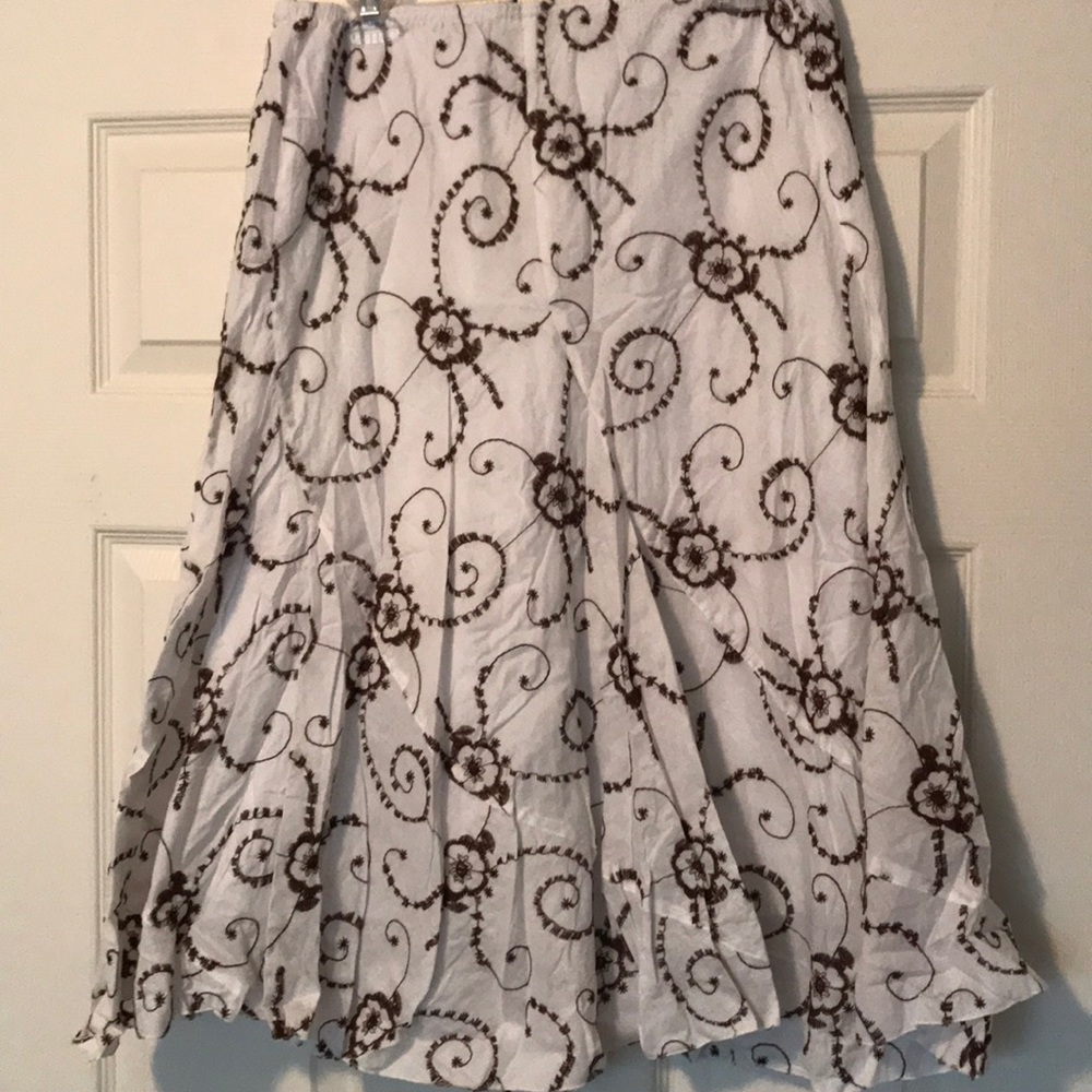 Embroidered Summer Skirt Sz.XL